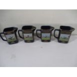 Four Martell Grand National winners pub water jugs