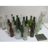 A collection of vintage bottles