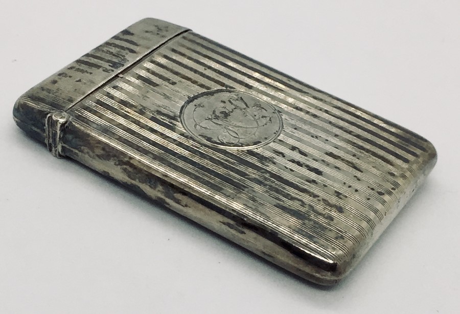 A hallmarked silver card case - Image 4 of 4