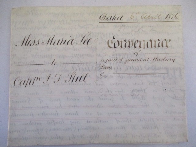 A collection of Musbury indentures between 1848-1876 - Image 6 of 11