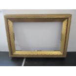 An antique gilt frame, 66cm x 92 cm