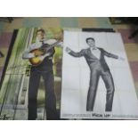 Two vintage posters, Cliff Richard and Elvis Presley