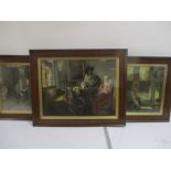 Three framed classical prints