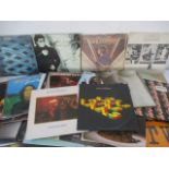 A collection of rock LP's including Chicken Shack, Wishbone Ash, The Who, Deep Purple, Genesis,