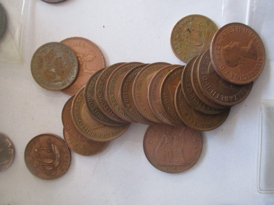 A collection of various coins in a Victorian money box - Image 6 of 11