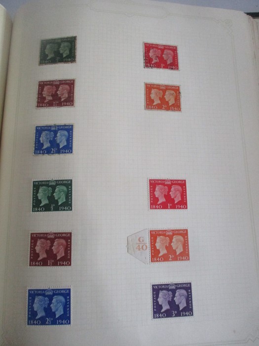 A stamp album containing various Victorian - 1970's British stamps including a Penny Black, Penny - Image 19 of 78