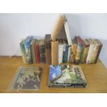 A collection of H V Morton travel books along with "The Abyssinian Campaigns"