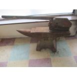 A blacksmiths anvil, 74cm length