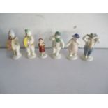 A collection of six Royal Doulton "The Snowman Gift Collection" figurines including James, The
