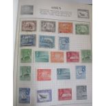 An album of worldwide stamps