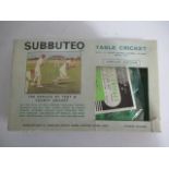 A boxed Subbuteo table cricket game 'The Replica of Test & County Cricket'