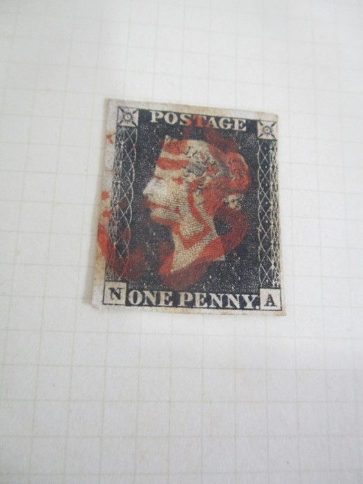 A stamp album containing various Victorian - 1970's British stamps including a Penny Black, Penny - Image 2 of 78