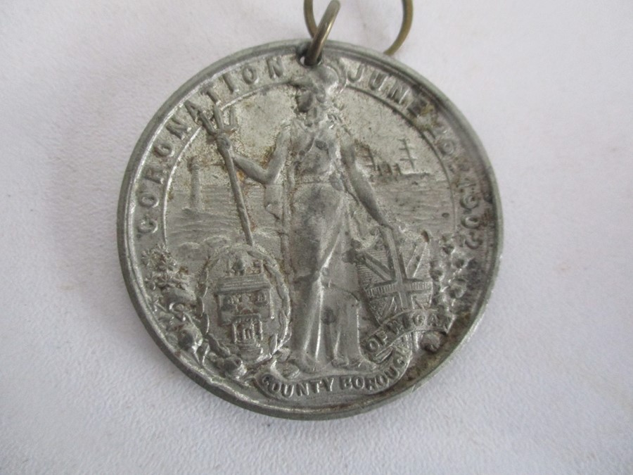 A WWI "Death Penny awarded to John Casey, WWI medal to 27190 Private JW Protheroe, Northumberland - Image 6 of 13