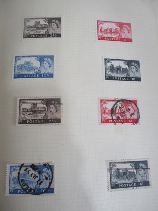 A stamp album containing various Victorian - 1970's British stamps including a Penny Black, Penny - Image 28 of 78