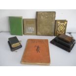 A collection of books including Herbert's and Heber's Poetical Works, Thirty Illustrations of Childe