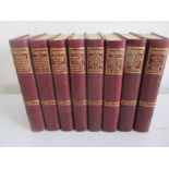 A complete set of eight miniature volumes "The illustrated pocket Shakespeare"