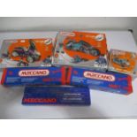 Three boxed of Meccano Design sets and three Meccano conversion sets