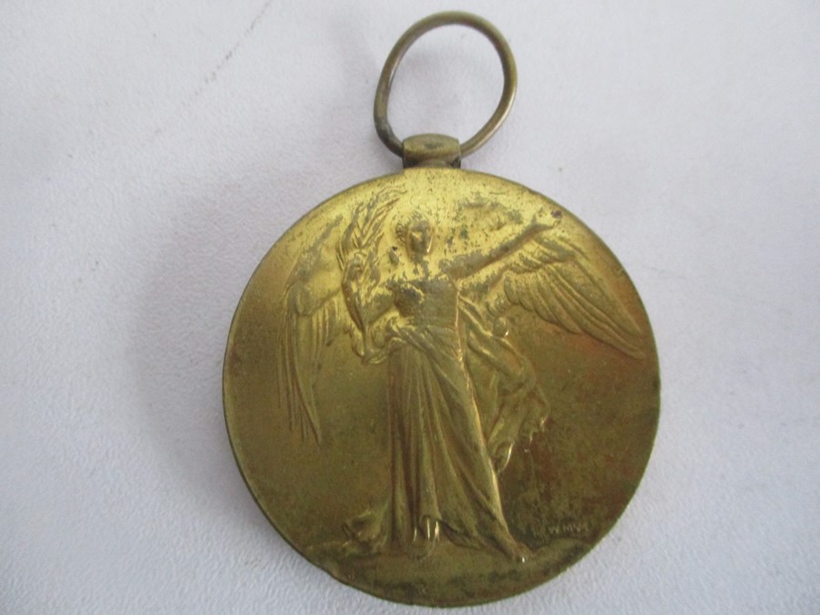 A WWI "Death Penny awarded to John Casey, WWI medal to 27190 Private JW Protheroe, Northumberland - Image 5 of 13