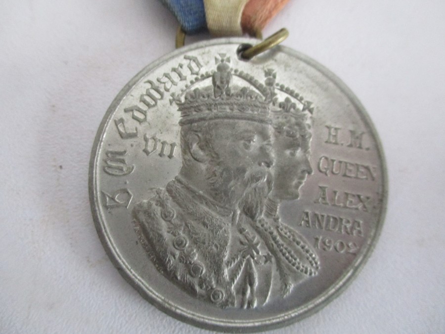 A WWI "Death Penny awarded to John Casey, WWI medal to 27190 Private JW Protheroe, Northumberland - Image 7 of 13