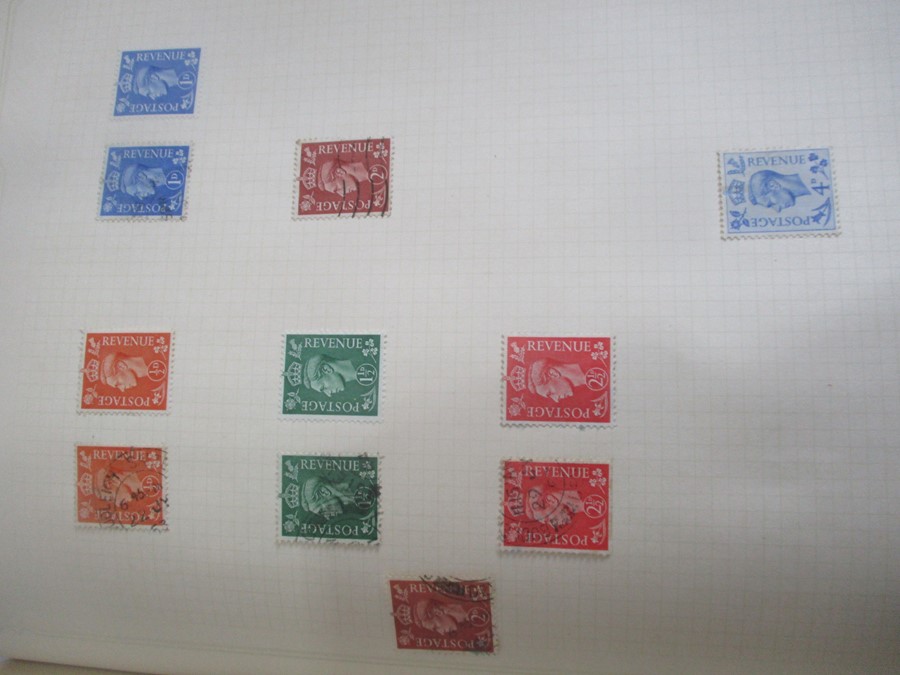 A stamp album containing various Victorian - 1970's British stamps including a Penny Black, Penny - Image 23 of 78