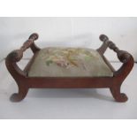 An Edwardian footstool