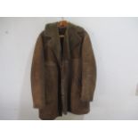 A sheepskin coat