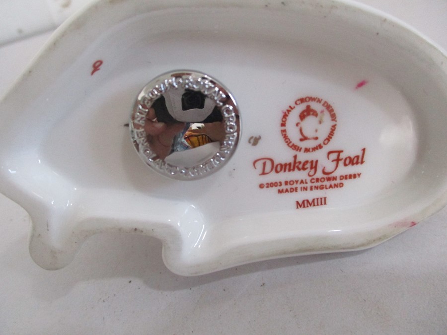 A Crown Derby paperweight "Donkey Foal" - Image 2 of 3
