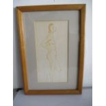 A pastel drawing of a nude (Harold Tamblyn Watts, 1900-1999) 47 cm x 34 cm