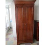 A Victorian style wardrobe, 204 cm H and 91 cm wide