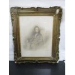 A watercolour portrait of a seated gentleman signed G W Woodley, dated 1846