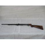 A BSA standard air rifle .22 bore - serial number S71503 with fold down sight and under lever