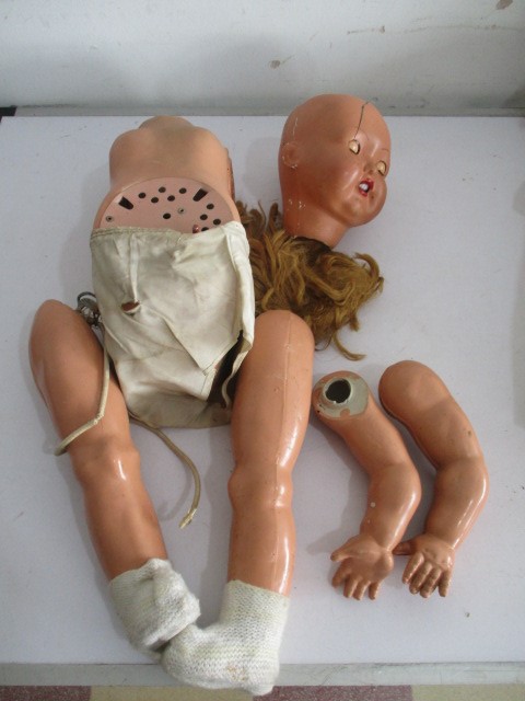 Two large vintage dolls - A/F - Image 5 of 7