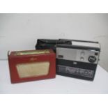 A vintage Roberts radio and an Alba portable tape recorder