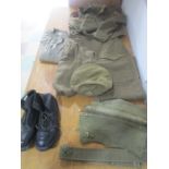 A post war British uniform converted for re enactment