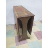 A 20th Century G-Plan teak drop leaf dining table with splayed foot frame A/F