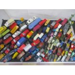A collection of various die cast vehicles including Corgi, Matchbox, Oxford etc