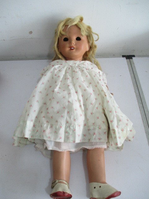 Two large vintage dolls - A/F - Image 2 of 7