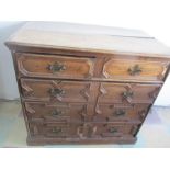A Jacobean style chest of drawers A/F