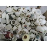 A collection of crested ware etc