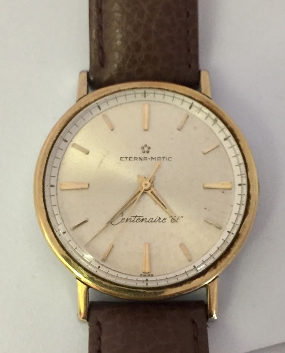 An Eterna-Matic Centenaire 61 gentleman's wristwatch