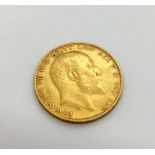 A 1903 full sovereign. Perth mint.