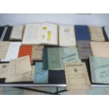A collection of WWII military books relating to Ordnance, artillery etc.