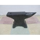 A vintage anvil - length 47cm, height 25cm