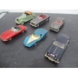 A small collection of die cast cars including Corgi etc.