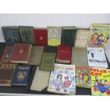 A collection of twenty one books including 1st editions of Puck of Pook's Hill (Rudytard Kipling),