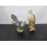 Two Beswick birds figures, including a Kestrel (2316) and a Cuckoo (2315)