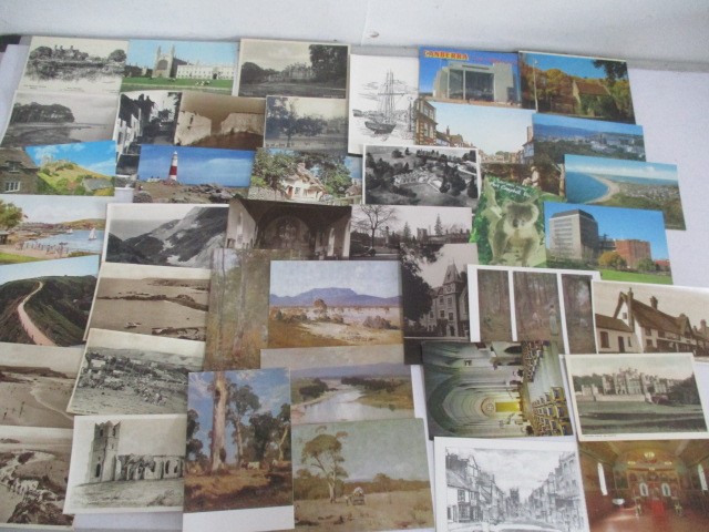 A collection of various postcards, some of local interest. - Image 2 of 3