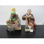 Two Royal Doulton figurines including The Professor & the "Cobbler"