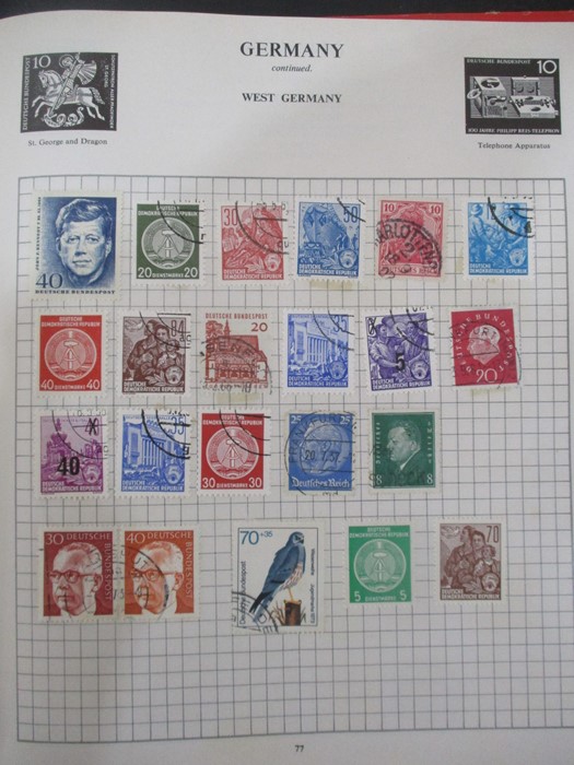 A stamp album of worldwide stamps - Image 11 of 43