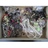 A collection of costume jewellery etc.